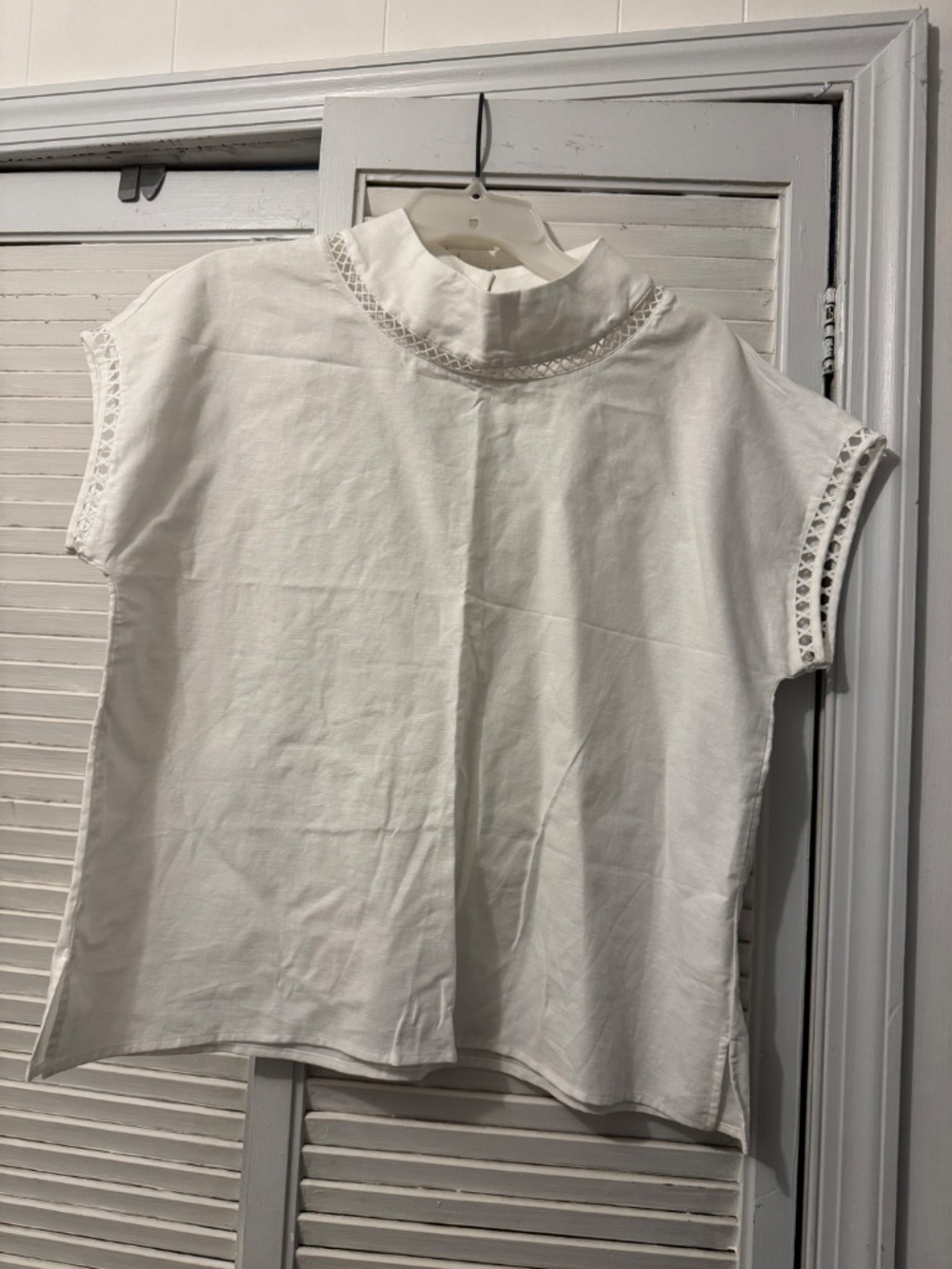 NWOT Lintico Linen-Cotton Sleeveless Top